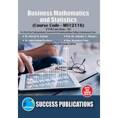 (英文圖書) Business Mathematics and Statistics(F.Y.B.Com S.P. College Sem.-II) 平裝版, Sharp Publication, 英文