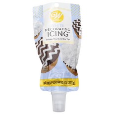 Wilton 惠爾通 白色裝飾糖霜 香草口味, 1入, 227g