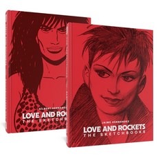 (英文圖書) Love and Rockets: The Sketchbooks 精裝版, Fantagraphics Books, 英文