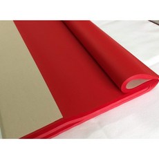 耕硯齋色宣 色宣 仿古色宣 大紅色 萬年紅 10張一捲 書法繪畫專用紙, 1個