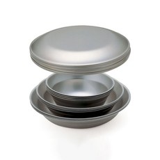 snowpeak 雪諾必克 餐具套組家庭盤4件套, 餐具盤 L 4 件 + 餐具盤 4 件 + 餐具碗 M 4 件 + 餐具碗 S 4 件, 1個