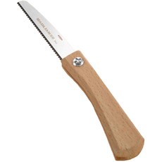 BAOLIAN 寶聯 折疊式小鋸子 迷你手鋸 高溫焠火 防鏽防蝕 木柄手鋸 露營工具, 單色, 1個