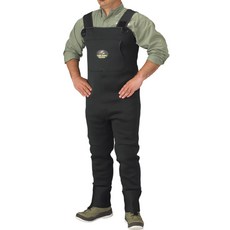 WATERFOWL WADING SYSTEM Waterfowl Wading Systems 男款氯丁橡膠連腳涉水褲防水服, 綠