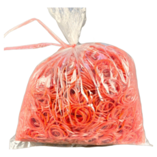 吉立食品 橡皮筋 橡皮圈 多種尺寸 1公斤裝 大包裝, 紅色, 1套裝