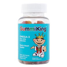 Gummi King 孩童Omega-3軟糖, 60顆, 1罐