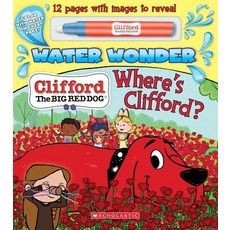 (英文圖書)Where's Clifford? (a Clifford Water Wonder Storybook) Board Books, Scholastic Inc., 英文, 硬頁書