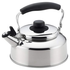 YOSHIKAWA 吉川 易倒笛音熱水壺, 1個, 銀, 2.6L