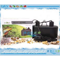 REPTI ZOO 耐高溫一體雙桶鋁材燈罩 (附吊架) 爬蟲二棲類專用E27保溫燈罩, 黑色, 1個