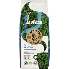 LAVAZZA 雨林聯盟亞馬遜流域優質咖啡豆, 1個, 500g, Whole Bean