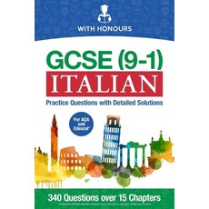 (英文圖書) GCSE (9-1) Italian: Practice Questions with Detailed Solutions 平裝版, With Honours, 英文
