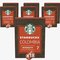 STARBUCKS 星巴克 中烘焙7哥倫比亞膠囊咖啡, 7個, 18入