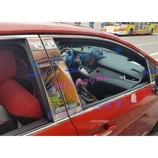 【小鳥的店】2018-23 AURIS COROLLA SPORT【中柱 A柱 C柱】不鏽鋼 精品 配件改裝, 詳見包裝