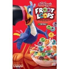 Kellogg's 家樂氏 水果口味甜甜圈穀物脆片, 1盒, 345g