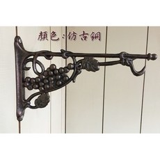 椰灣休閒傢俱 雕花葡萄壁掛, 金古銅/古銅/仿古綠