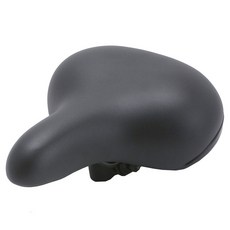 超軟凝膠自行車坐墊, 1個, 黑色