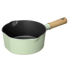 FREIZ 和平 IH爐用可立式單柄湯鍋 RB-3548, 1個, 綠色, 18cm