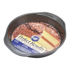 Wilton 惠爾通 完美結果高級不粘圓形蛋糕模具灰色, 1個