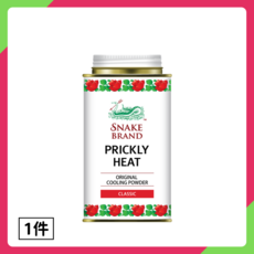 蛇牌爽身粉經典玫瑰，舒緩肌膚，持久清涼，經典玫瑰香氛，保持乾爽舒適, 140g, 1個