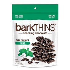 barkTHINS 樹皮變薄零食黑巧克力薄荷, 1包, 133g