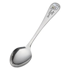 史努比印花甜點叉, 1個, 銀