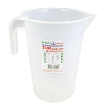 簡單樂活 BI-5501-5 附蓋量杯 附柄量水杯 台灣製造, 透明, 1個, 2000cc