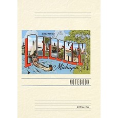 (英文圖書) Vintage Lined Notebook Greetings from Petoskey 平裝版, Found Image Press, 英文