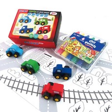 富樂夢隱藏版火車 自由組裝 台灣製環保無毒擦布玩具, 動動擦樂園(盒裝)含蠟筆, Multicolor, 1個