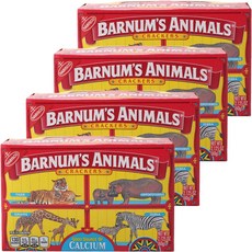 NABISCO 動物餅乾, 4盒, 60g