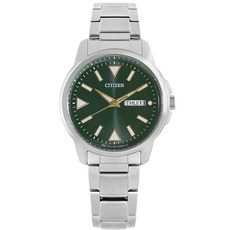 CITIZEN 光動能不鏽鋼手錶 BM8180-71W