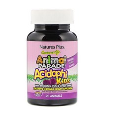 Natures Plus 孩童乳酸菌咀嚼錠 莓果口味, 1組, 90顆