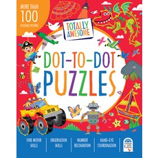 (英文圖書)Totally Awesome Dot-To-Dot Puzzles 平裝版, Parragon, 英文