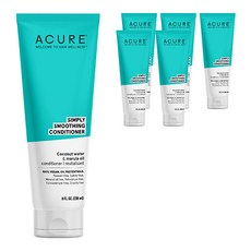 ACURE 簡單順滑護髮素椰子和馬魯拉油, 6個, 236.5ml