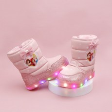 迪士尼公主愛心LED靴