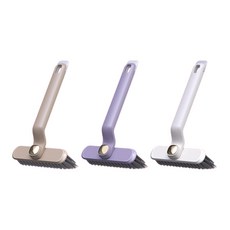 長柄縫隙清潔刷 H501, 紫色, 1個