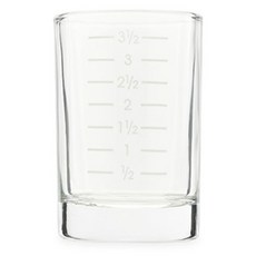 true Slam Measure 短玻璃直瓶 118.3ml, 清除, 1個