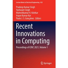 (英文圖書) Recent Innovations in Computing: Proceedings of ICRIC 2021 Volume 1 精裝版, Springer, 英文