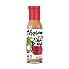 Chosen FOODS Chipotle Ranch 醬和醃料 無麩質, 1個, 237毫升
