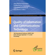 (英文圖書) Quality of Information and Communications Technology: 16th International Conference Quatic 2... 平裝版, Springer, 英文