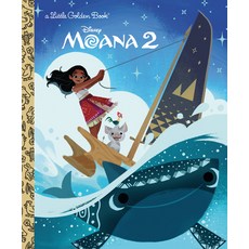 (英文圖書)Disney Moana 2 Little Golden Book 精裝版, Golden/Disney, 英文