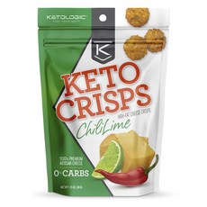 KETOLOGIC 生酮脆片高脂起司脆片 辣椒萊姆, 1個, 50g