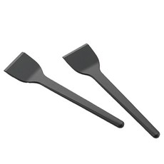 YOSHIKAWA 吉川 文字燒鏟 2入組, 1個, 黑色