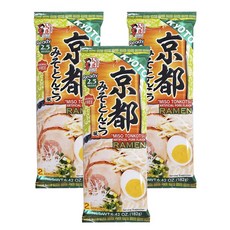 ITSUKI FOOD 五木 京都味噌豚骨拉麵 182g, 3包