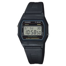 CASIO 卡西歐 男款輕薄經典防水聚氨酯電子錶 F-84W-1QJH