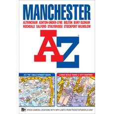 (英文圖書) Manchester A-Z Street Atlas (Paperback) 平裝版, Geographers' A-Z Map Compan..., 英文