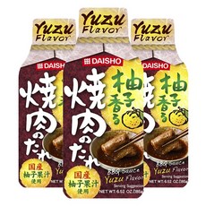 DAISHO 大逸昌 日式燒肉醬 柚香風味, 3罐, 185g
