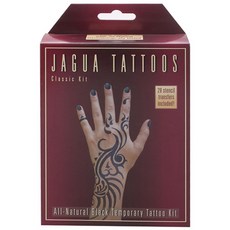 Earth Jagua 人體紋身彩繪組, 28件, 黑色的