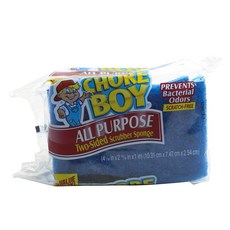 CHORE BOY 多用途雙邊洗滌器海綿洗滌器, 3片