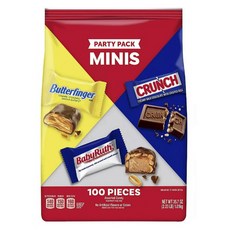 Butterfinger 迷你派對裝 + 嬰兒寬鬆裝 + 緊縮裝 100 件, 1個, 1.01kg
