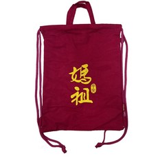 棉花田科技媽祖束口雙用袋，輕巧方便，媽祖加持保平安，寶寶外出必備