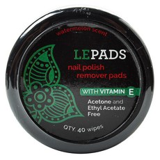 Le Pads 指甲油卸妝墊 維他命 E 西瓜, 40件
